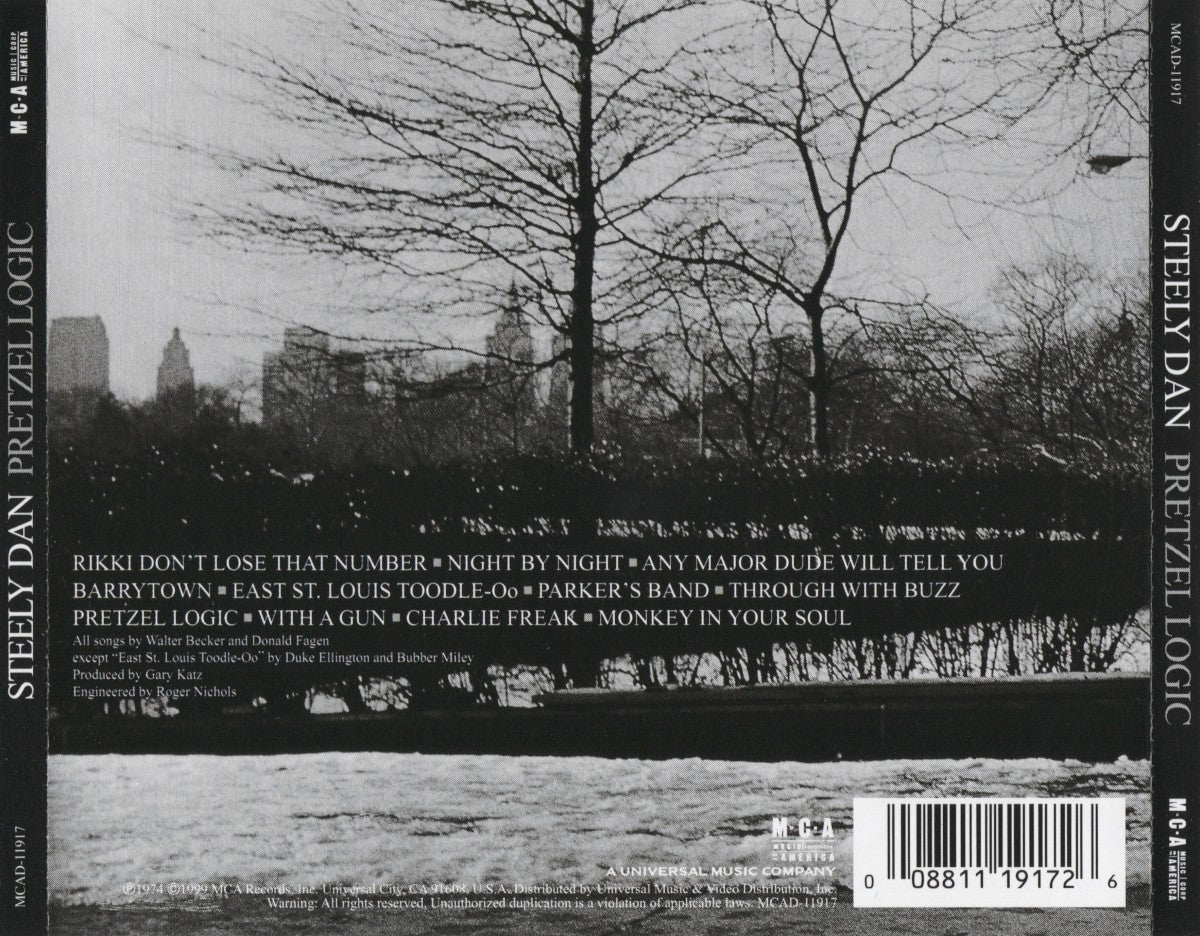 Back Cover: Steely Dan – Pretzel Logic (remastered CD) CD | Relix