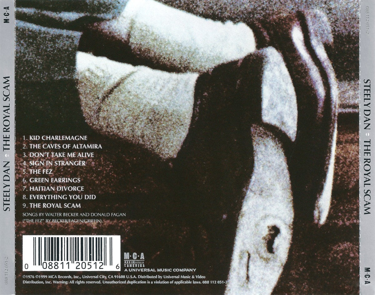 Back Cover: Steely Dan – The Royal Scam CD | Relix