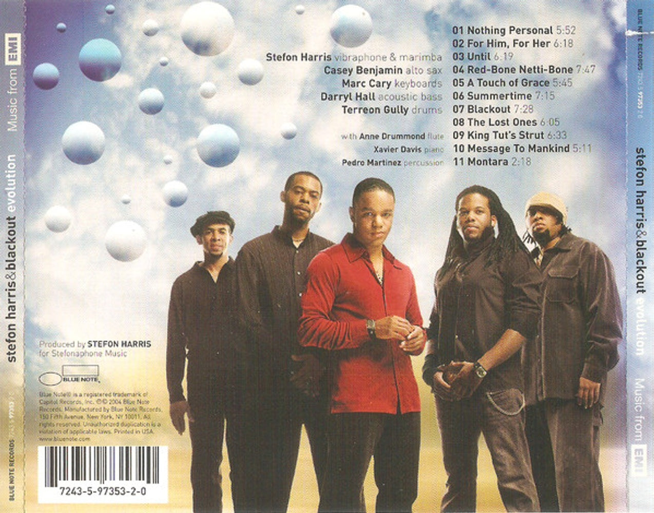 Back Cover: Stefon Harris – Evolution CD | Relix