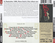 Back Cover: Steve Earle – Live From Austin, TX CD | Relix