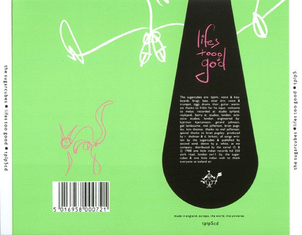 Back Cover: Sugarcubes – Lifes Too Good (Import CD) CD | Relix