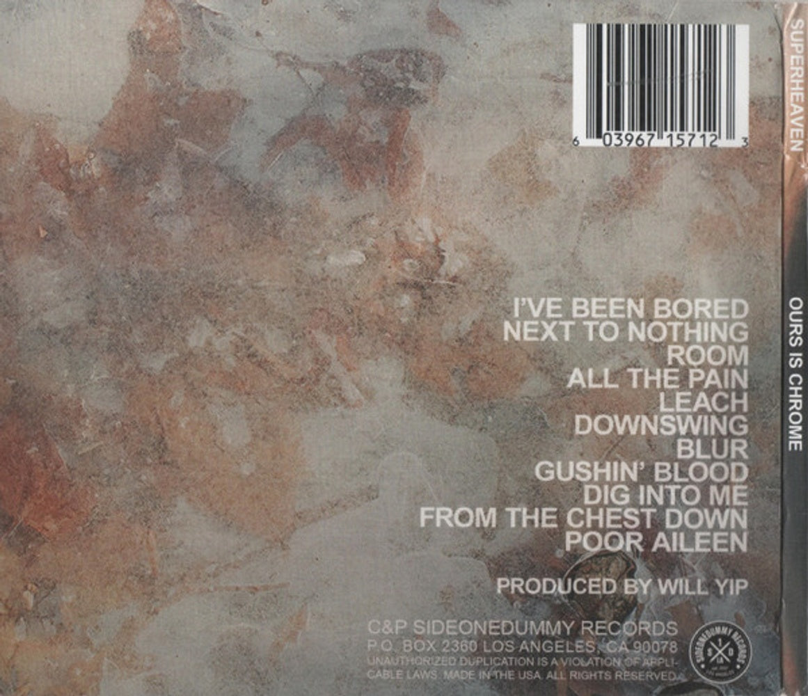 Back Cover: Superheaven – Ours Is Chrome CD | Relix