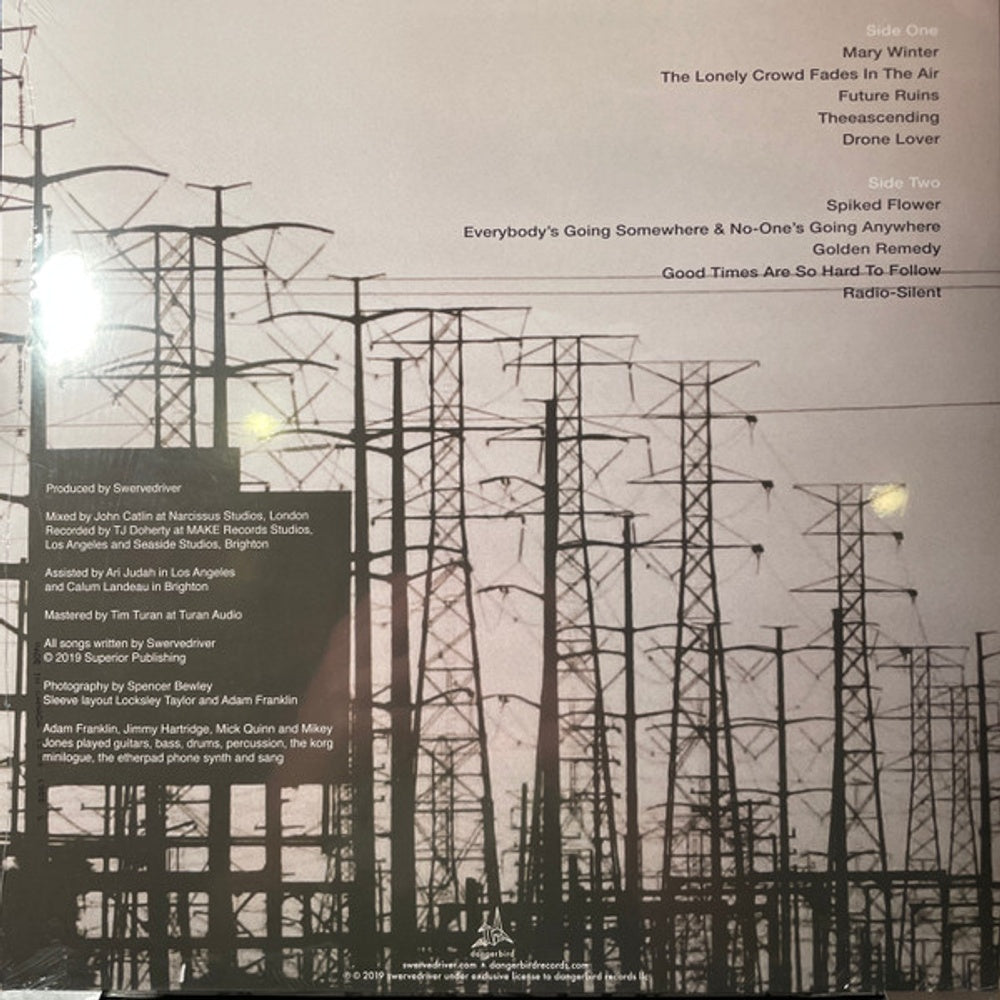 Back Cover: Swervedriver – Future Ruins (Baby Blue LP Vinyl) Vinyl LP | Relix