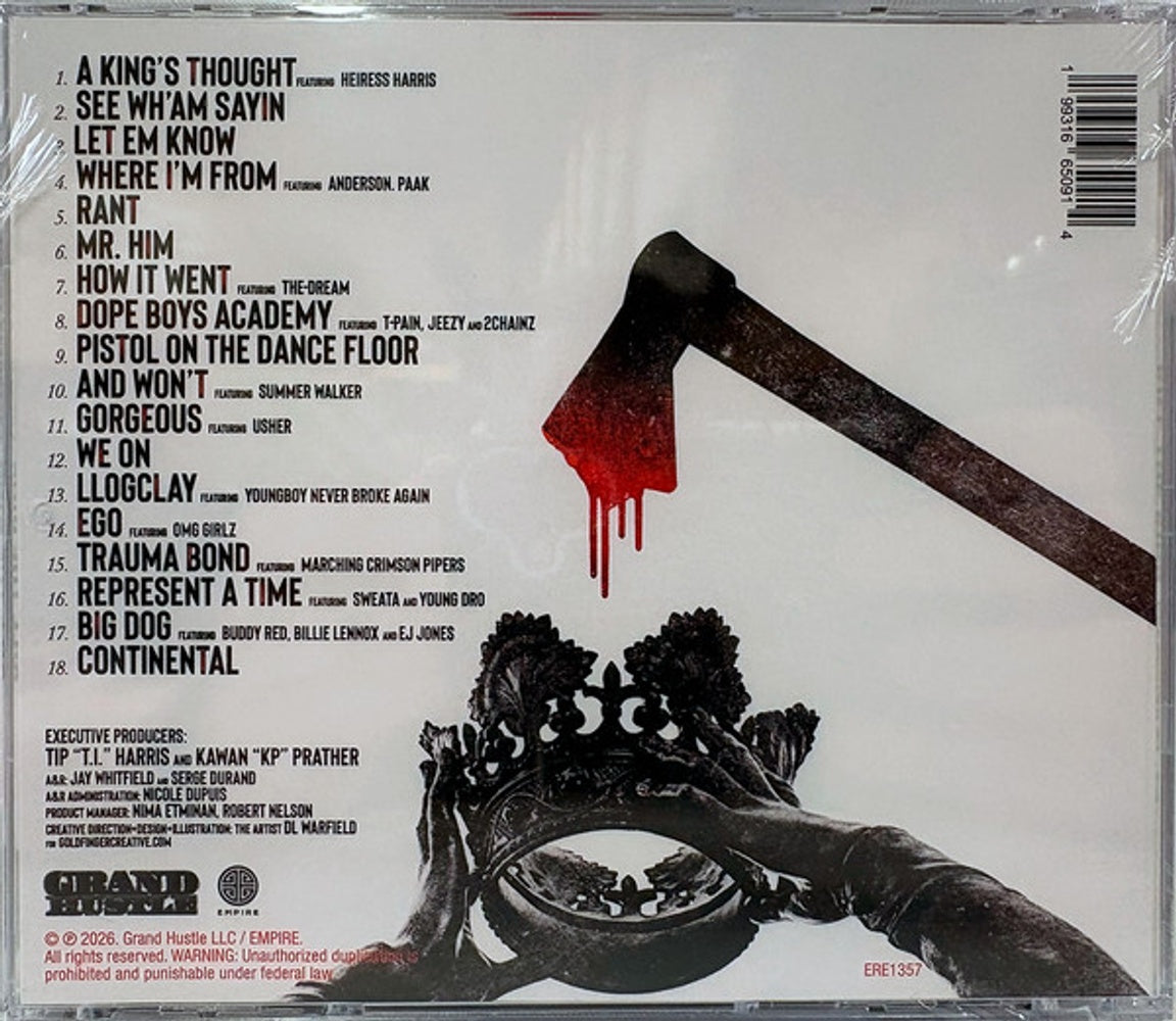 Back Cover: T.I. – Kill The King (CD) CD | Relix