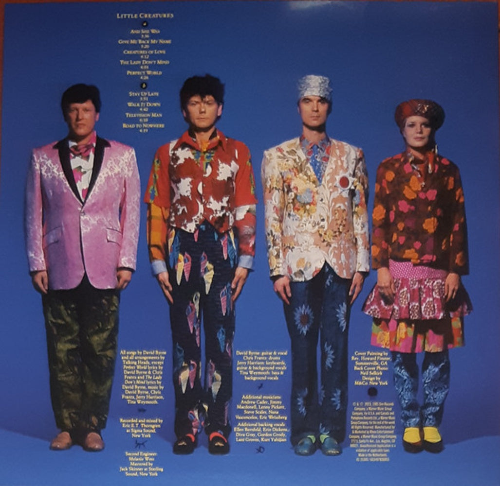 Back Cover: Talking Heads – Little Creatures Vinyl LP | Relix