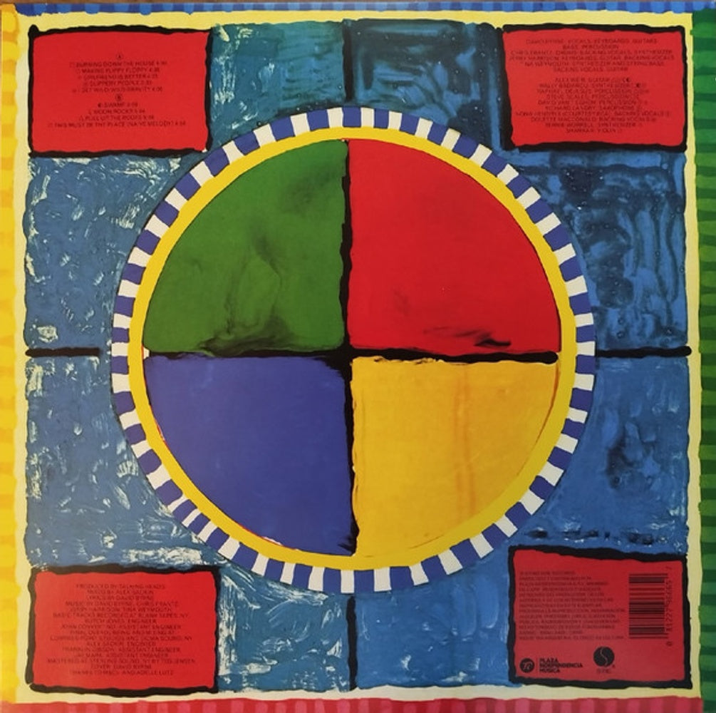 Back Cover: Talking Heads – Speaking In Tongues (180 Gram LP Vinyl) Vinyl LP | Relix