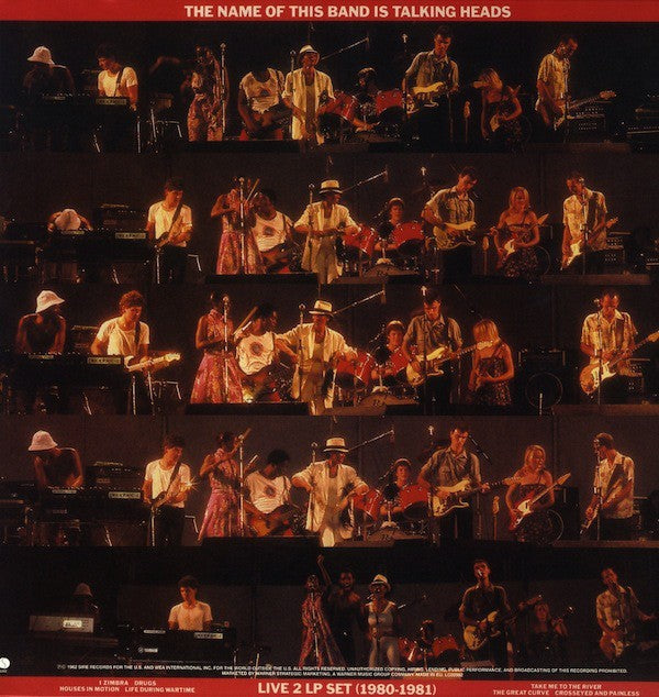 Back Cover: Talking Heads – The Name Of This Band Is Talking Heads Vinyl LP | Relix