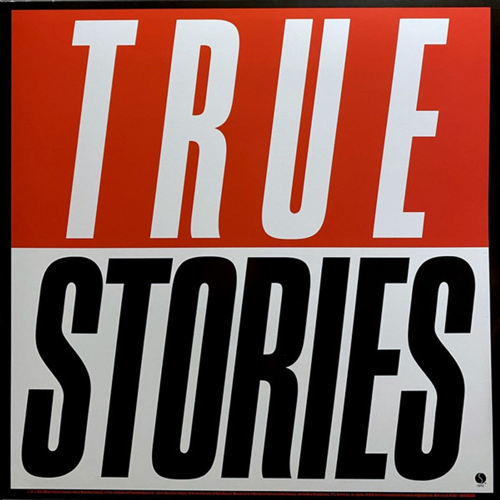 Back Cover: Talking Heads – True Stories Vinyl LP | Relix