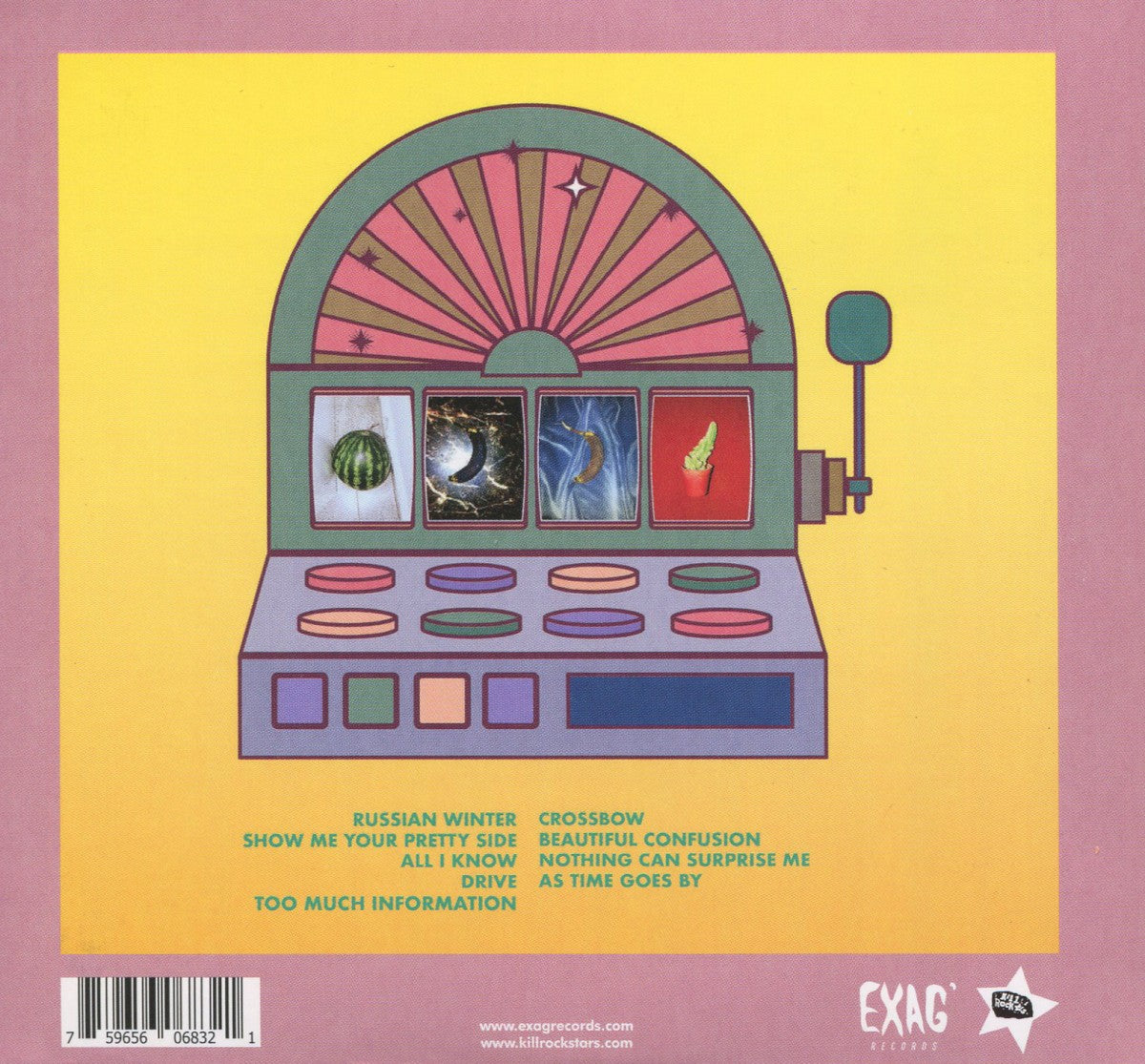 Back Cover: Tamar Aphek – All Bets Are Off CD | Relix