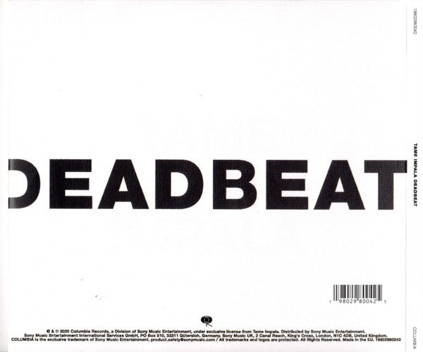 Back Cover: Tame Impala – Deadbeat CD | Relix