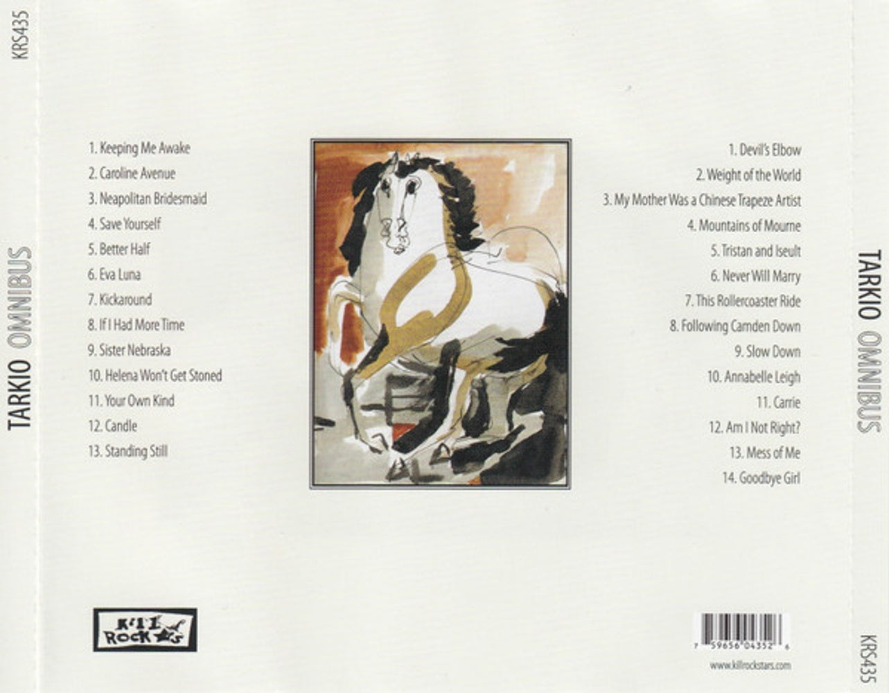 Back Cover: Tarkio – Omnibus (2-CD) CD | Relix