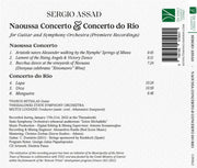 Back Cover: Thanos Mitsalas – Sergio Assad: Naoussa Concerto & Concerto Do Rio CD | Relix