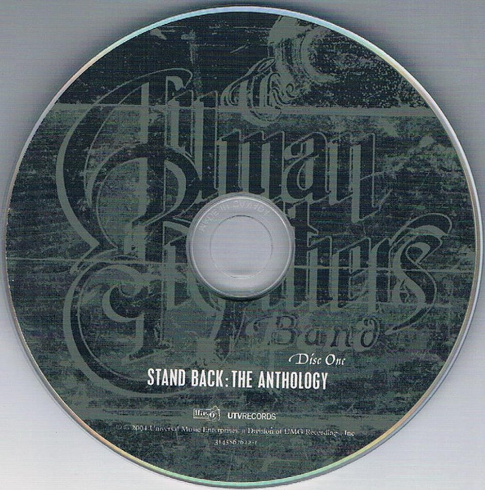 Back Cover: The Allman Brothers Band – Stand Back: Anthology (2-CD) CD | Relix
