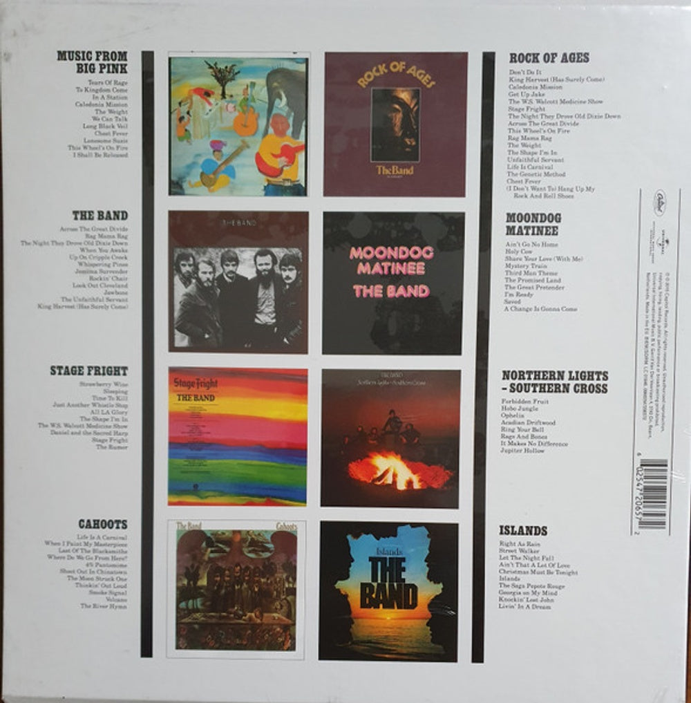 Back Cover: The Band – The Band (Limited Edition LP Vinyl) Vinyl LP | Relix