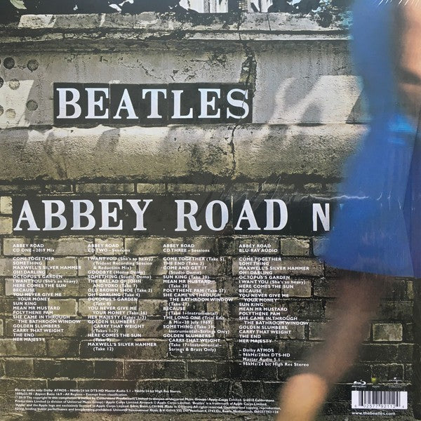 Back Cover: The Beatles – Abbey Road: Anniversary Edition (Super Deluxe Box Set 3CD/Blu-ray) CD | Relix