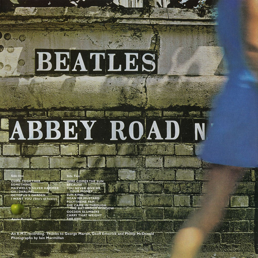 Back Cover: The Beatles – Abbey Road: Anniversary Edition Vinyl LP | Relix