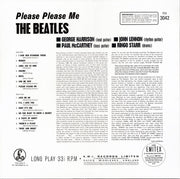 Back Cover: The Beatles – Please Please Me (Reissue, Remastered, 180 Gram LP Vinyl) Vinyl LP | Relix