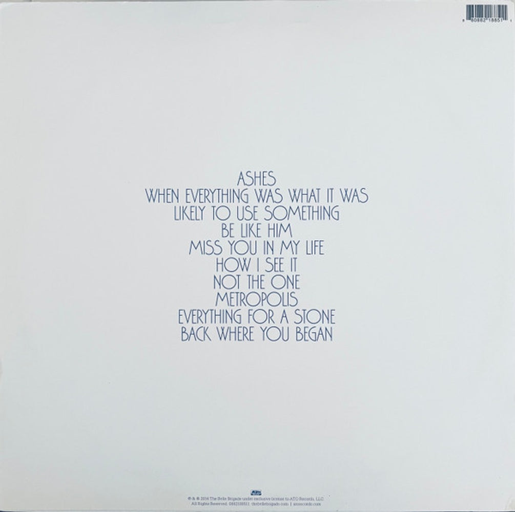 Back Cover: The Belle Brigade – Just Because Vinyl LP | Relix