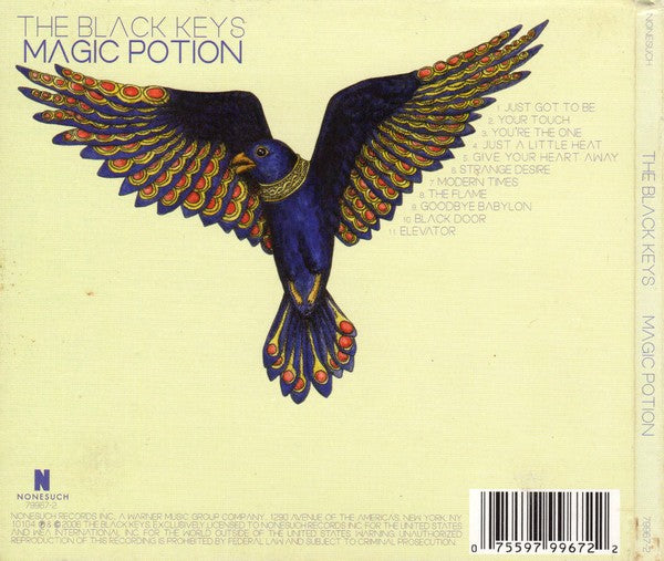 Back Cover: The Black Keys – Magic Potion CD | Relix