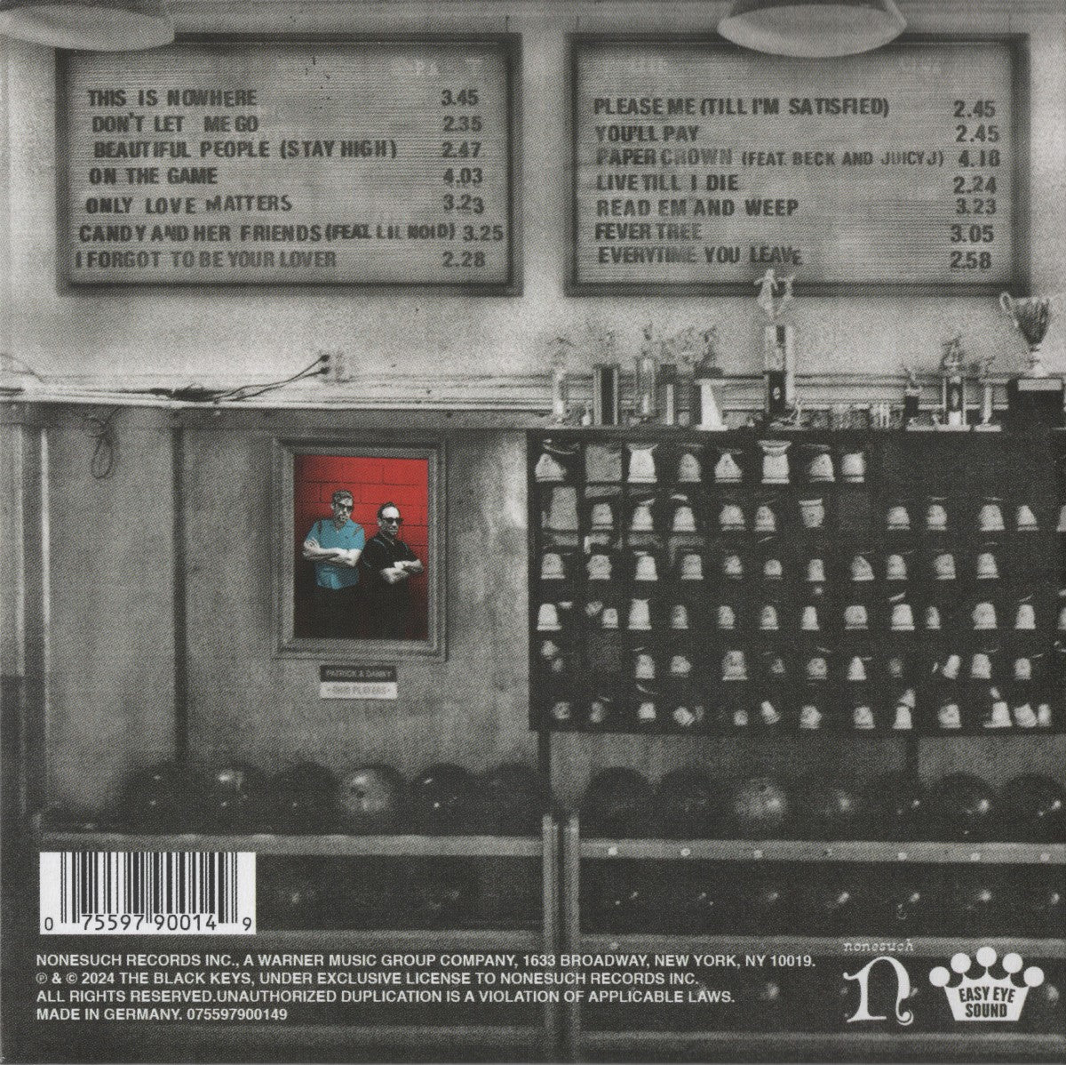 Back Cover: The Black Keys – Ohio Players CD | Relix
