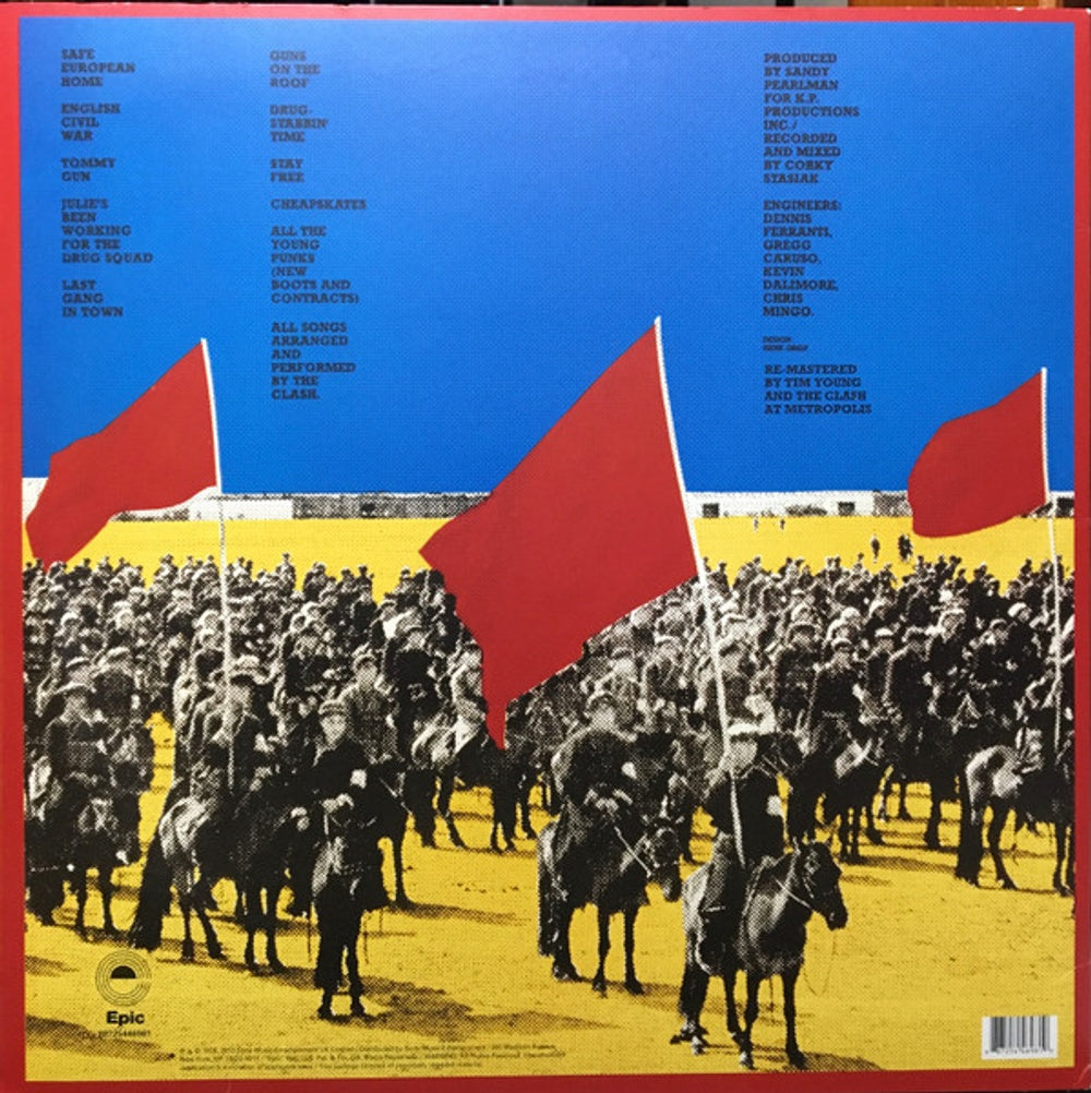 Back Cover: The Clash – Give Em Enough Rope Vinyl LP | Relix
