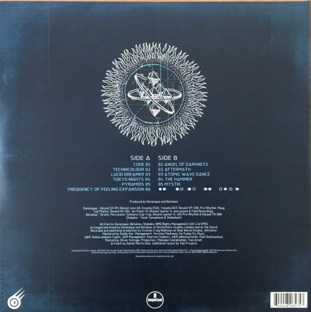 Back Cover: The Comet Is Coming – Hyper-Dimensional Expansion Beam (Import Orange Crush LP Vinyl) Vinyl LP | Relix