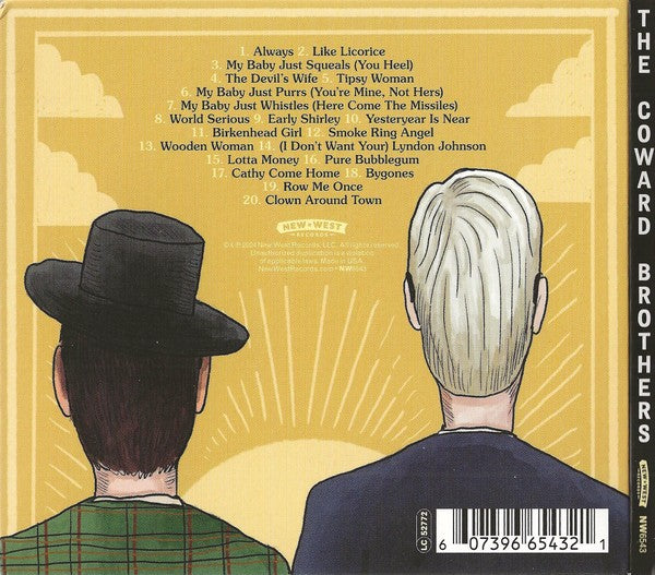 Back Cover: The Coward Brothers – The Coward Brothers Vinyl LP | Relix