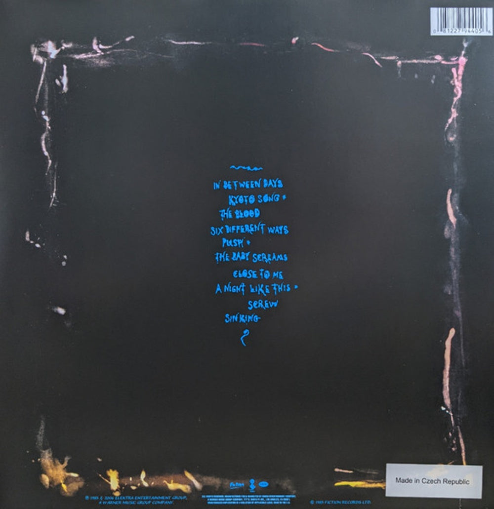 Back Cover: The Cure – The Head on The Door (LP Vinyl) Vinyl LP | Relix