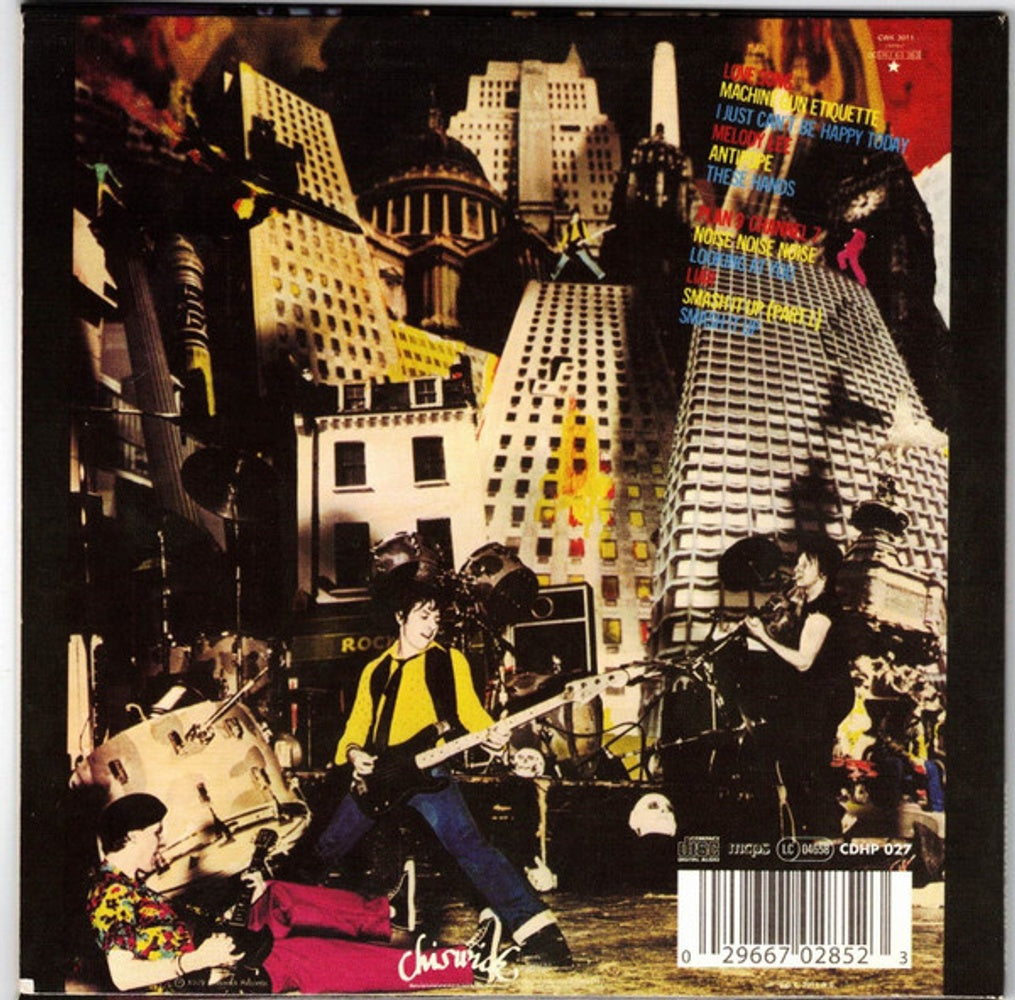 Back Cover: The Damned – Machine Gun Etiquette (Import CD) CD | Relix