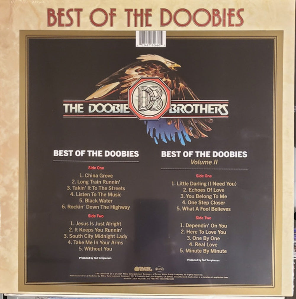 Back Cover: The Doobie Brothers – Best of the Doobie Brothers Vinyl LP | Relix