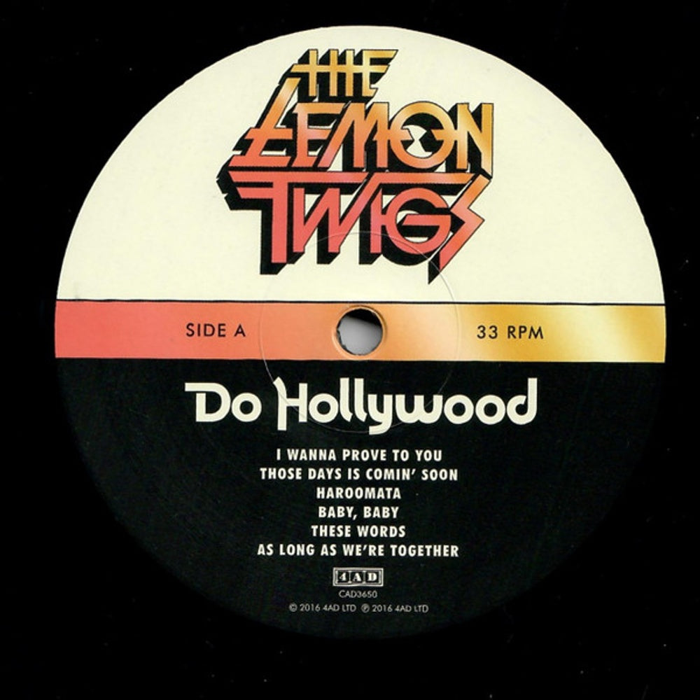 Back Cover: The Lemon Twigs – Do Hollywood Vinyl LP | Relix