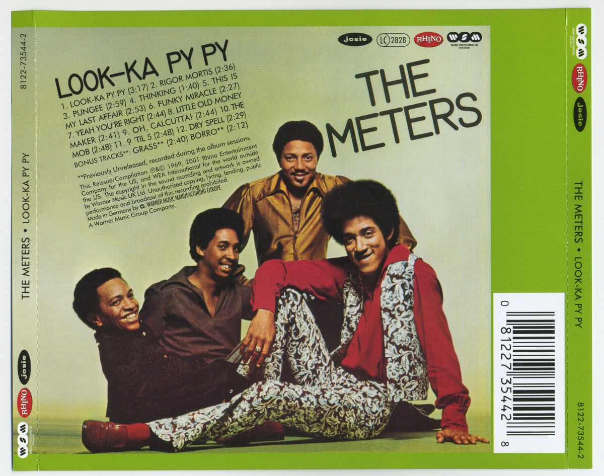 Back Cover: The Meters – Look-Ka Py Py Vinyl LP | Relix