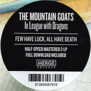 Back Cover: The Mountain Goats – In League with Dragons Vinyl LP | Relix