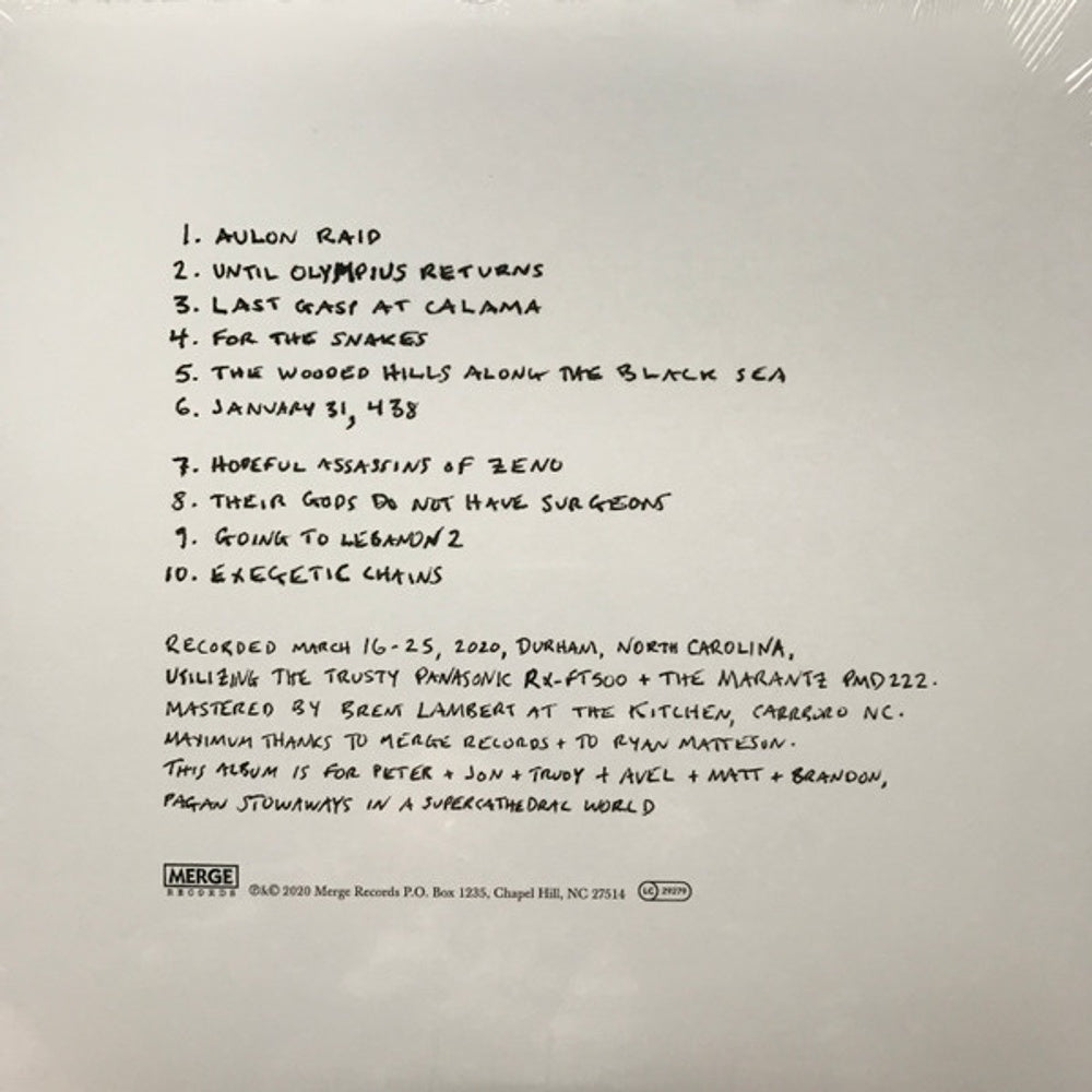 Back Cover: The Mountain Goats – Songs for Pierre Chuvin Vinyl LP | Relix