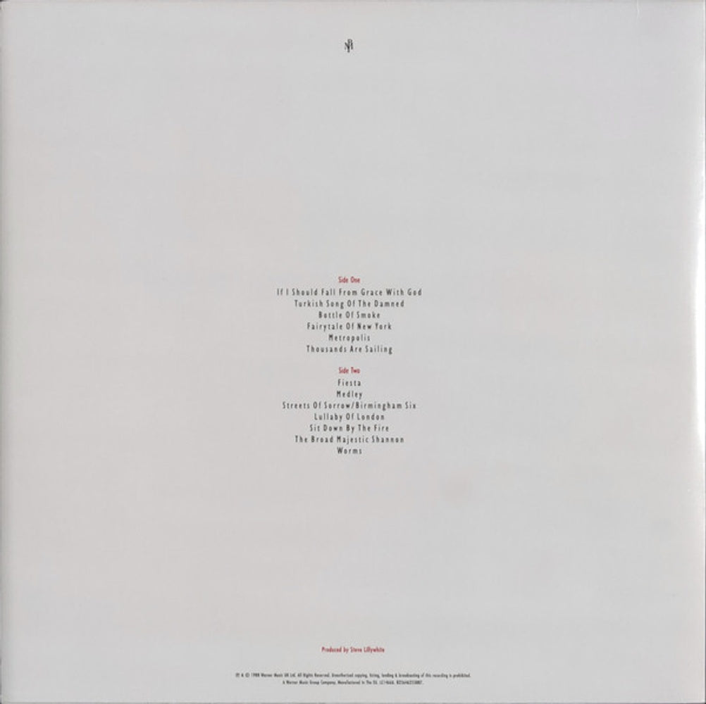 Back Cover: The Pogues – If I Should Fall From Grace With God Vinyl LP | Relix