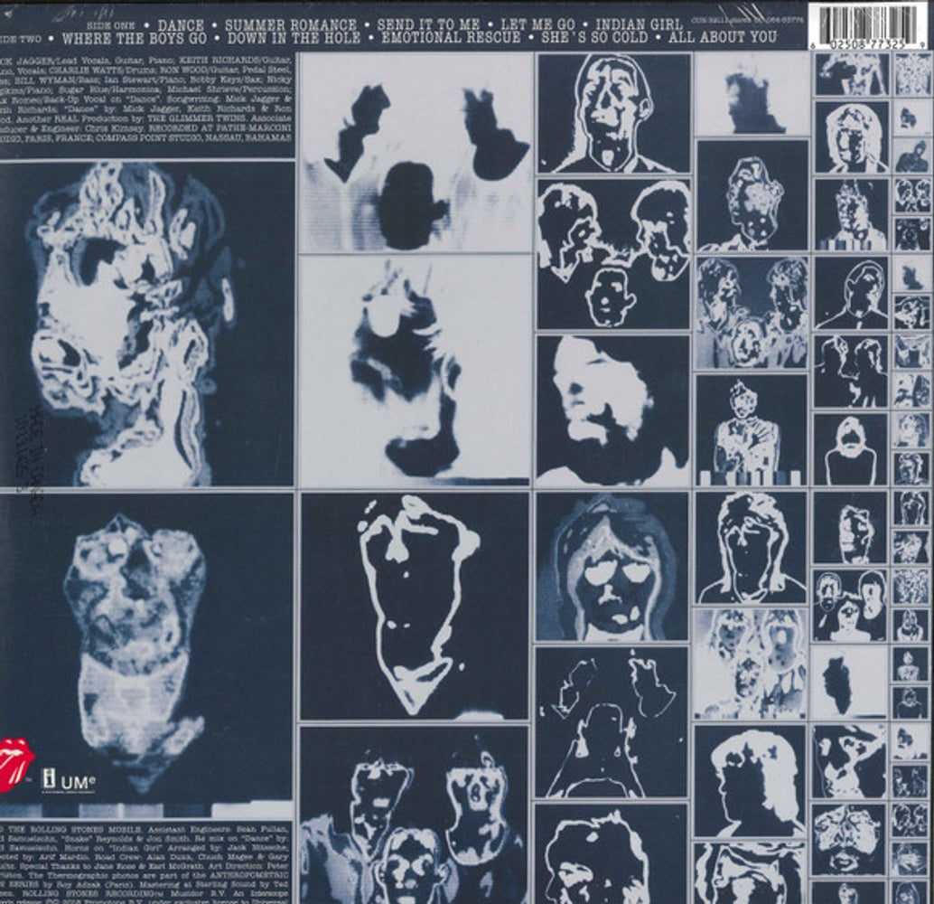 Back Cover: The Rolling Stones – Emotional Rescue: Remastered Vinyl LP | Relix