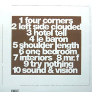 Back Cover: The Sea And Cake – One Bedroom Vinyl LP | Relix