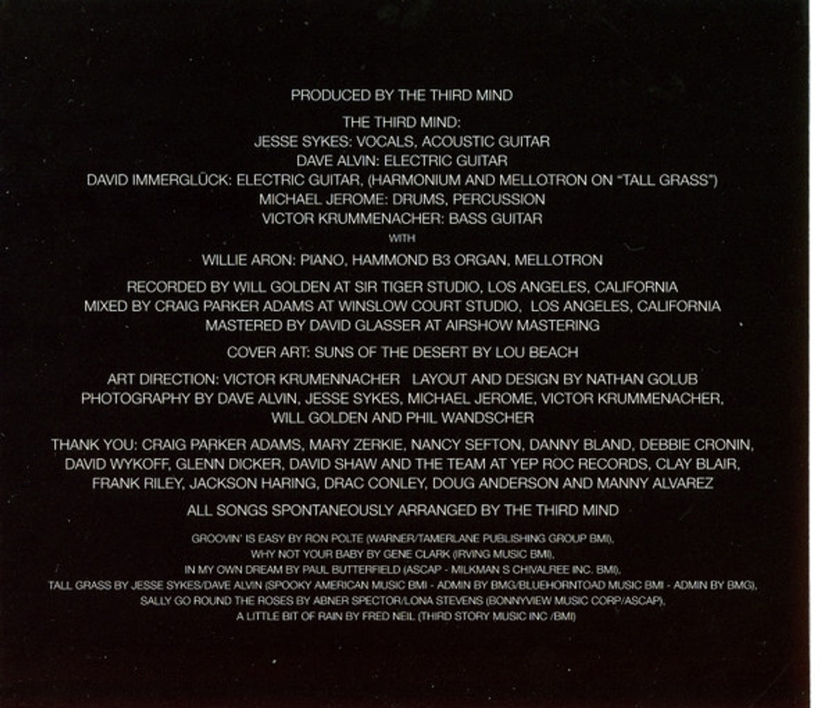 Back Cover: The Third Mind – The Third Mind 2 CD | Relix
