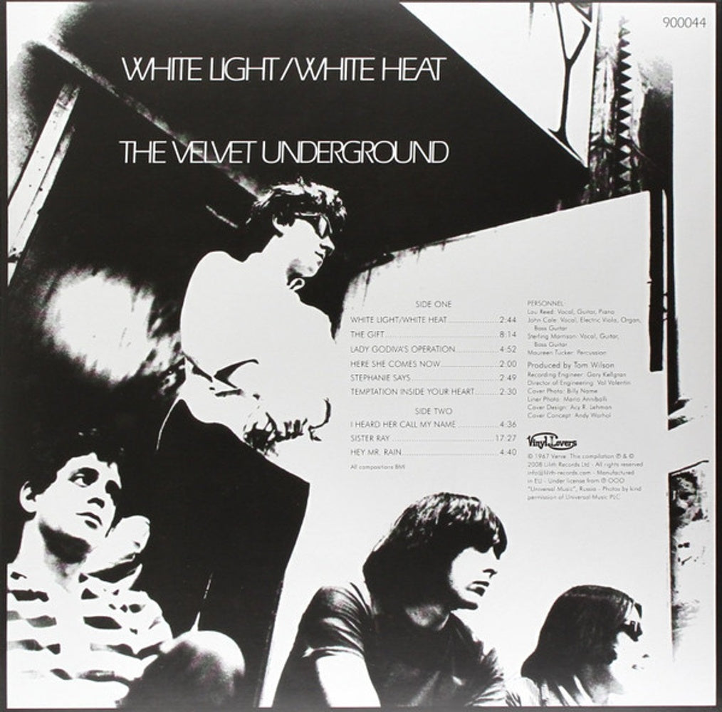 Back Cover: The Velvet Underground – White Light / White Heat Vinyl LP | Relix