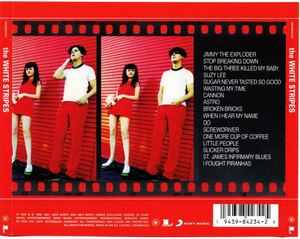 Back Cover: The White Stripes – White Stripes (With Booklet CD) CD | Relix