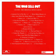 Back Cover: The Who – The Who Sell Out: Deluxe Edition (5 CD + 2 7in Singles Box Set) CD | Relix