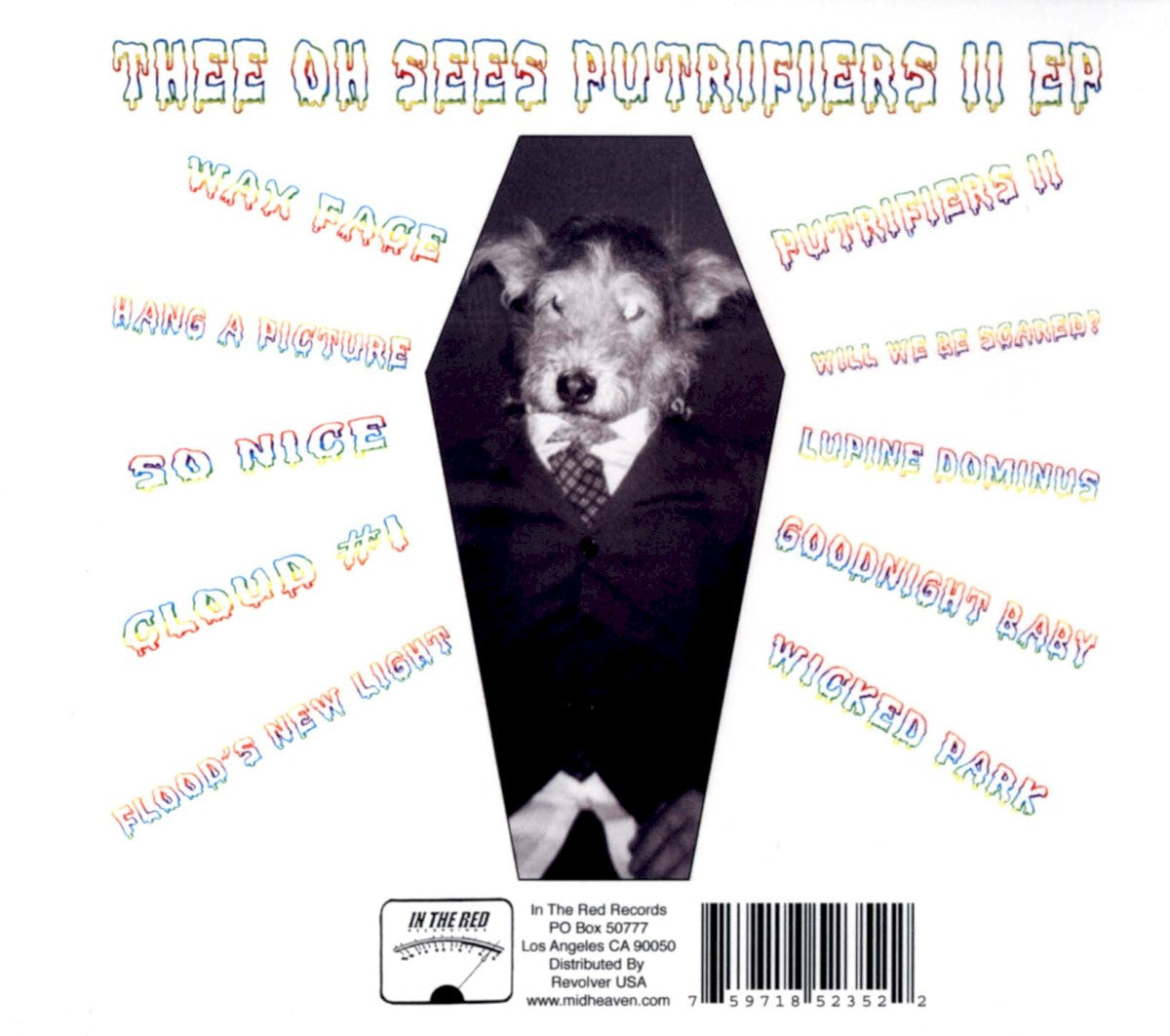 Back Cover: Thee Oh Sees – Putrifiers II Vinyl LP | Relix