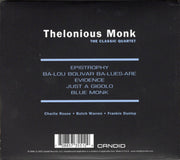 Back Cover: Thelonious Monk – Classic Quartet (Digipak CD) CD | Relix