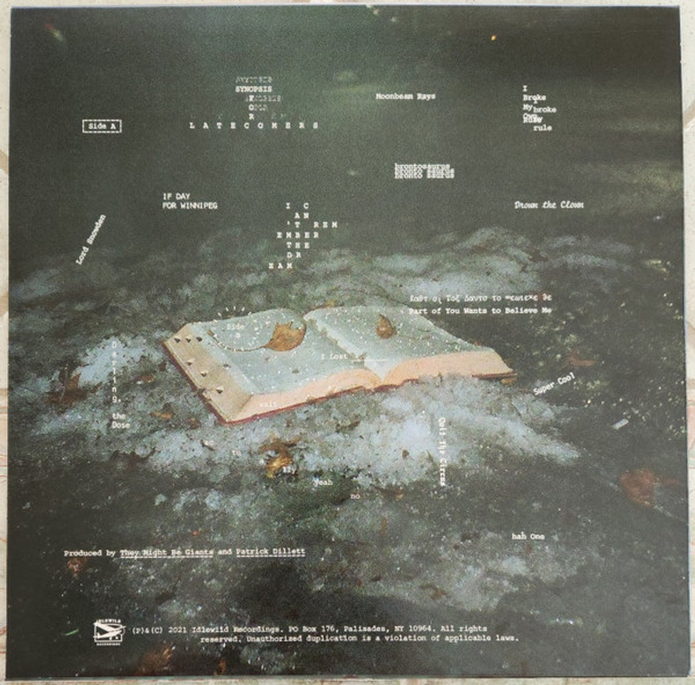 Back Cover: They Might Be Giants – Book (coke Bottle Clear LP Vinyl) Vinyl LP | Relix
