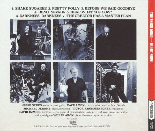 Back Cover: Third Mind – Right Now (Wal CD) CD | Relix