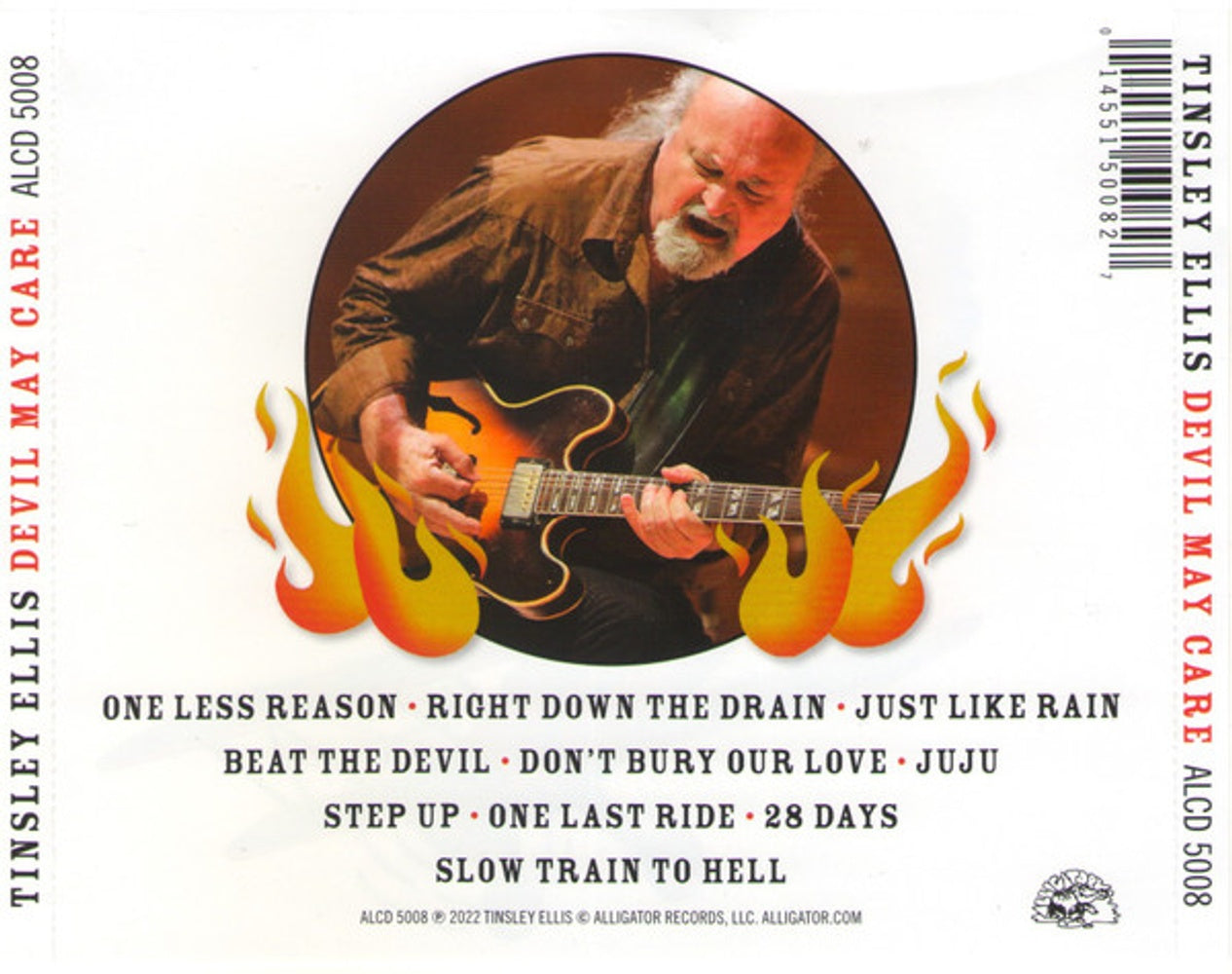 Back Cover: Tinsley Ellis – Devil May Care CD | Relix