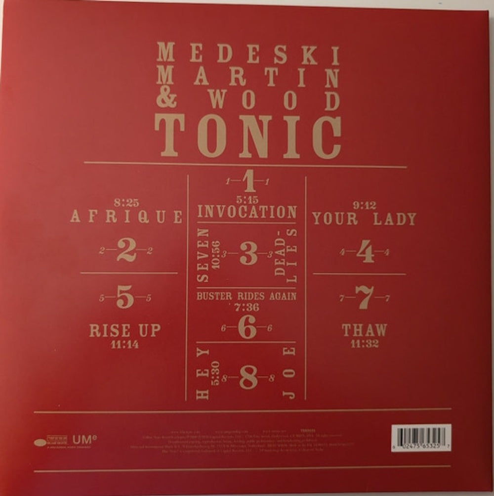 Back Cover: Tonic (Blue Note Classic Vinyl Edition) Vinyl LP | Relix