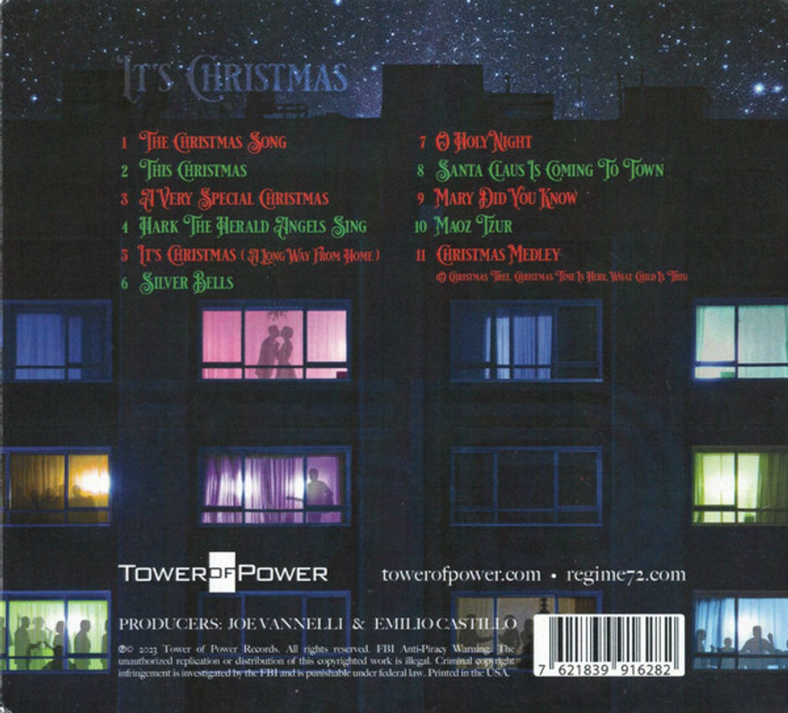 Back Cover: Tower Of Power – Its Christmas CD | Relix