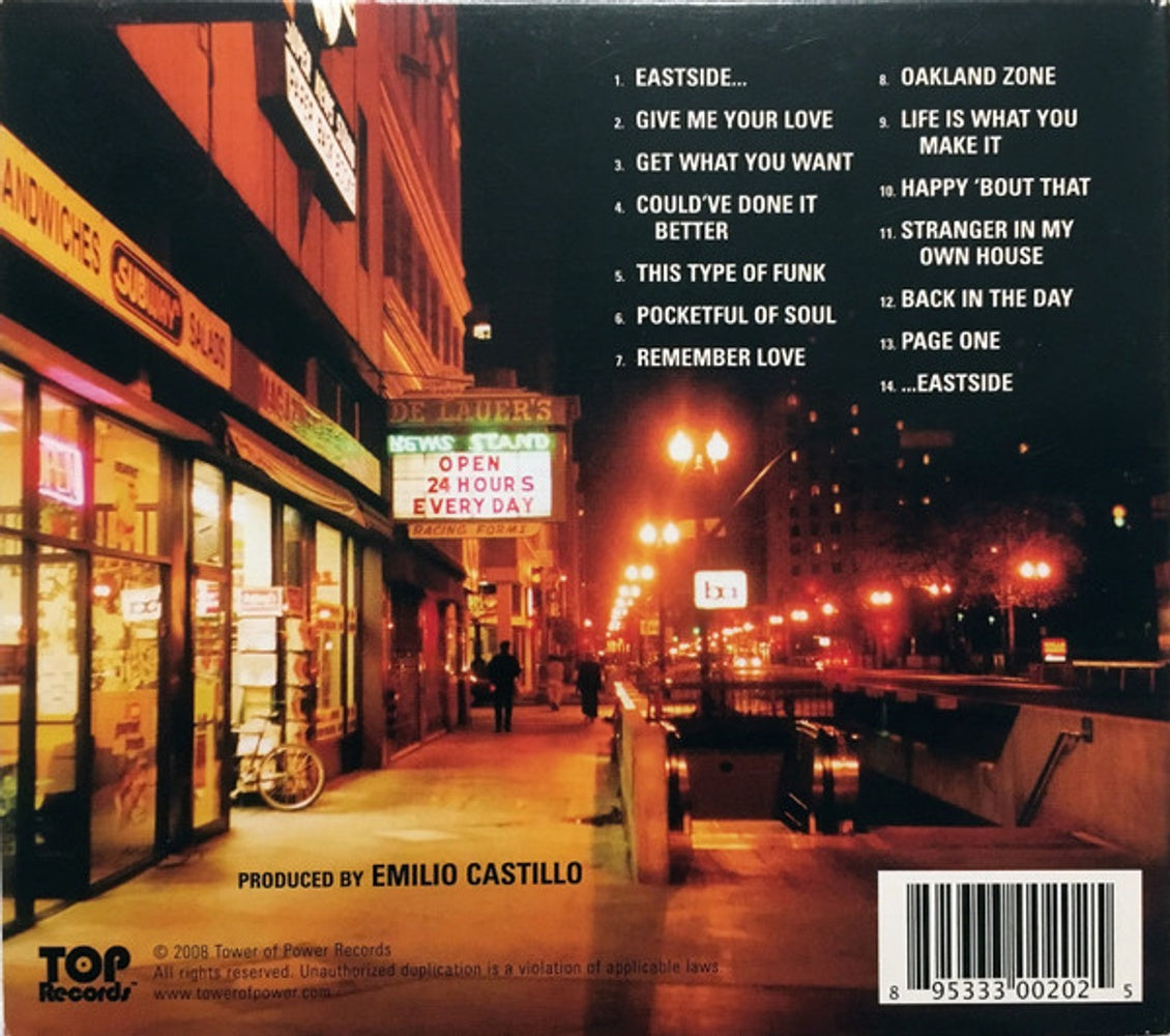 Back Cover: Tower Of Power – Oakland Zone CD | Relix