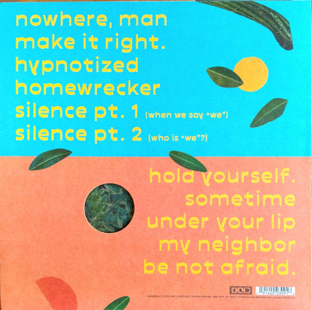 Back Cover: Tune-Yards – Sketchy. Vinyl LP | Relix